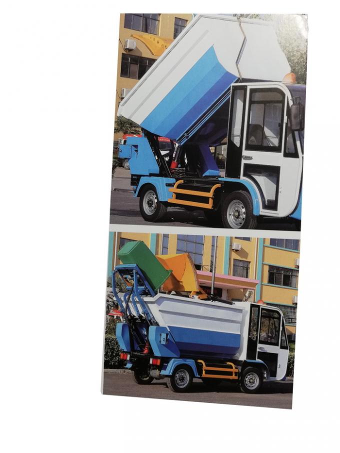 4개의 짐수레꾼 전기 쓰레기 수거차/큰 수용량 전기 폐기물 트럭 0