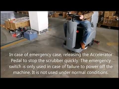 내구성 상업용 바닥을 위한 바닥 스크러버에 배터리로 구동